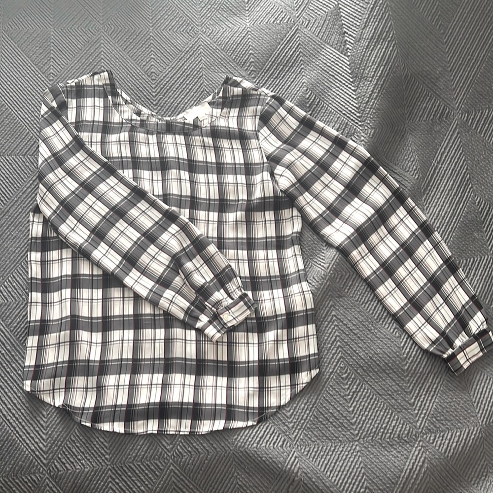 Loft Outlet Petite Long Sleeve Blouse